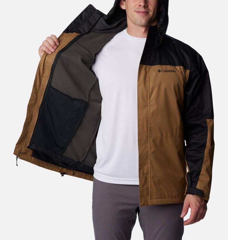 Columbia Hikebound Interchange Men's 3 In 1 Jackets Brown | NCDTLR-548