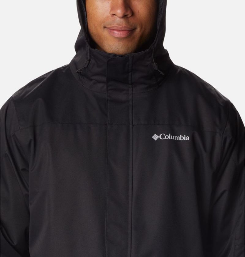 Columbia Hikebound Interchange Men's 3 In 1 Jackets Black | XWNICU-912