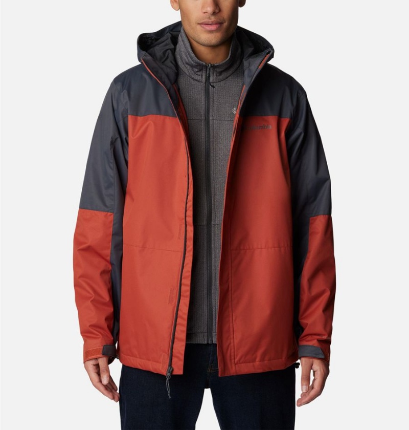 Columbia Hikebound Interchange Men's 3 In 1 Jackets Red | SACKVT-246