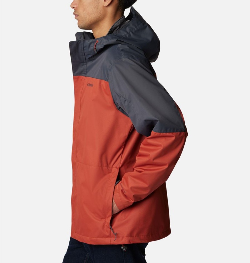 Columbia Hikebound Interchange Men's 3 In 1 Jackets Red | SACKVT-246