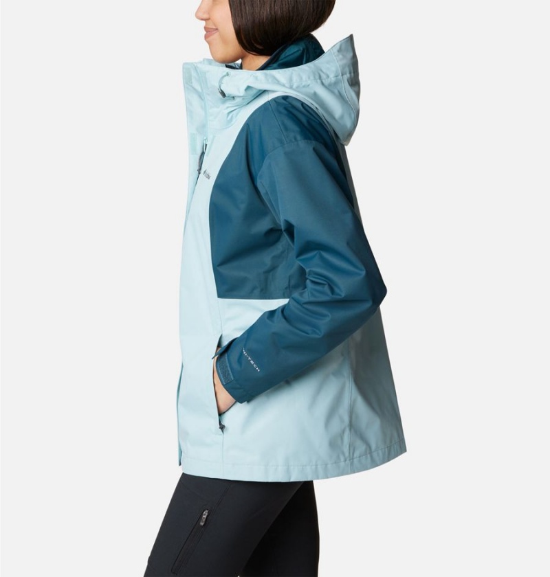 Columbia Hikebound Interchange Women's 3 In 1 Jackets Turquoise | GVCXRU-723