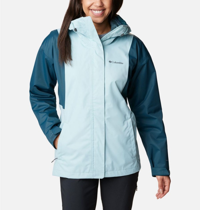 Columbia Hikebound Interchange Women\'s 3 In 1 Jackets Turquoise | GVCXRU-723