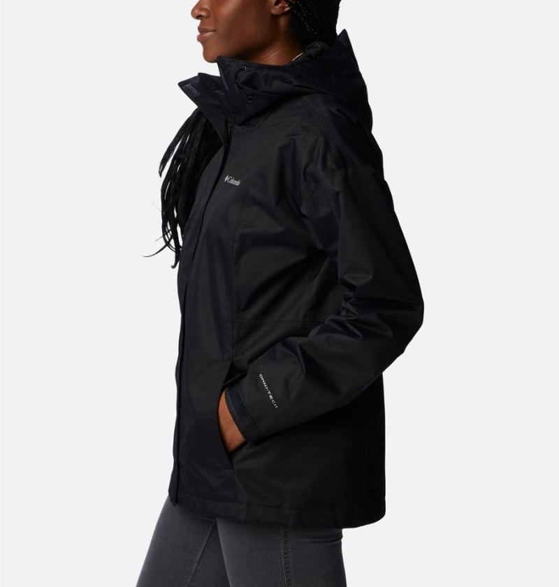 Columbia Hikebound Interchange Women's 3 In 1 Jackets Black | SPBOCA-804