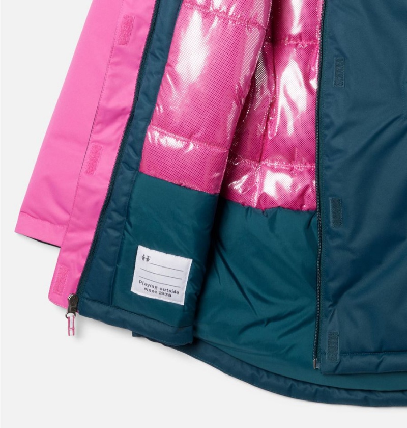 Columbia Hikebound Long Insulated Kids' Jacket Turquoise | EATNWZ-136