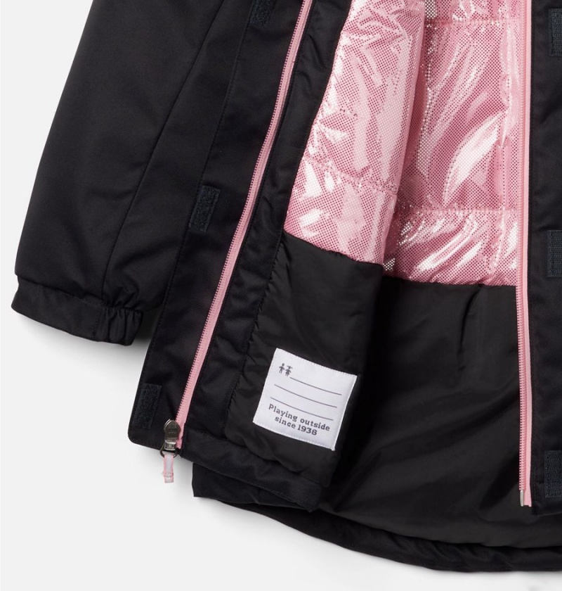 Columbia Hikebound Long Insulated Kids' Jacket Black | YGPIRO-567