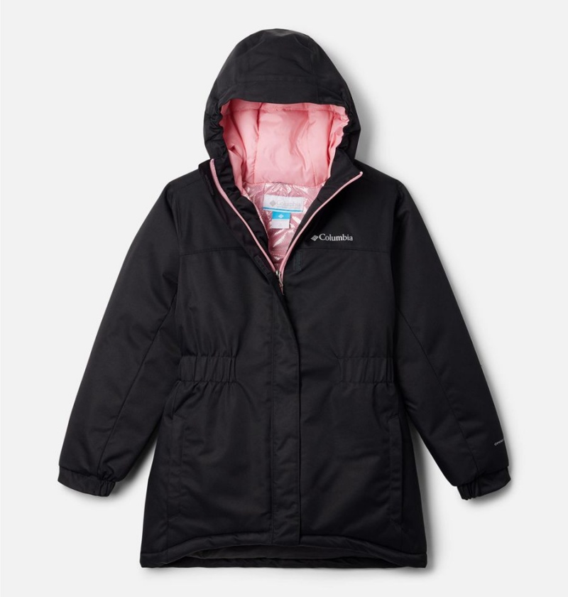 Columbia Hikebound Long Insulated Kids\' Jacket Black | YGPIRO-567