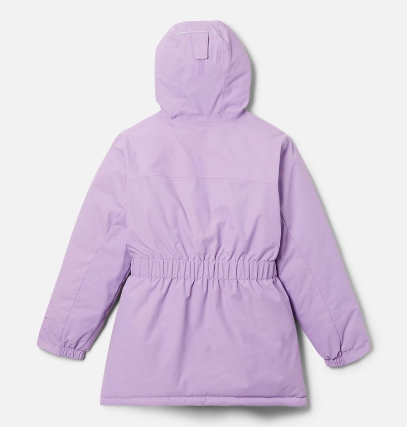 Columbia Hikebound Long Insulated Kids' Jacket Purple | TXNFMO-937