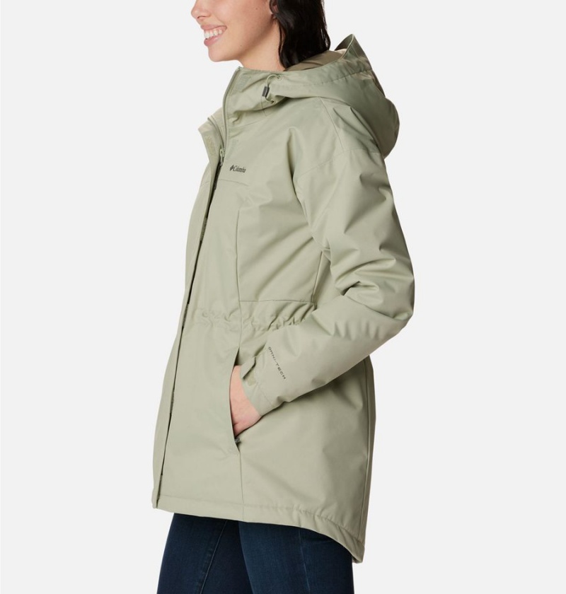 Columbia Hikebound Long Insulated Women's Puffer Jacket Green | NGLJWF-451