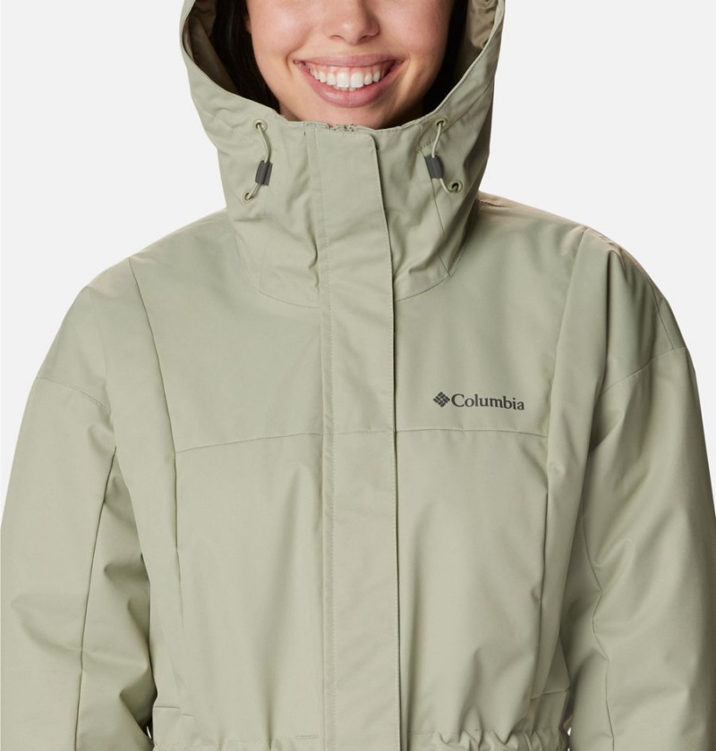 Columbia Hikebound Long Insulated Women's Puffer Jacket Green | NGLJWF-451
