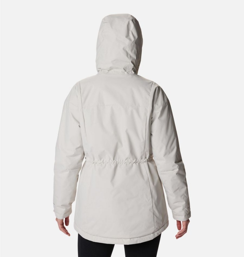 Columbia Hikebound Long Insulated Women's Puffer Jacket White | KGLBCR-436