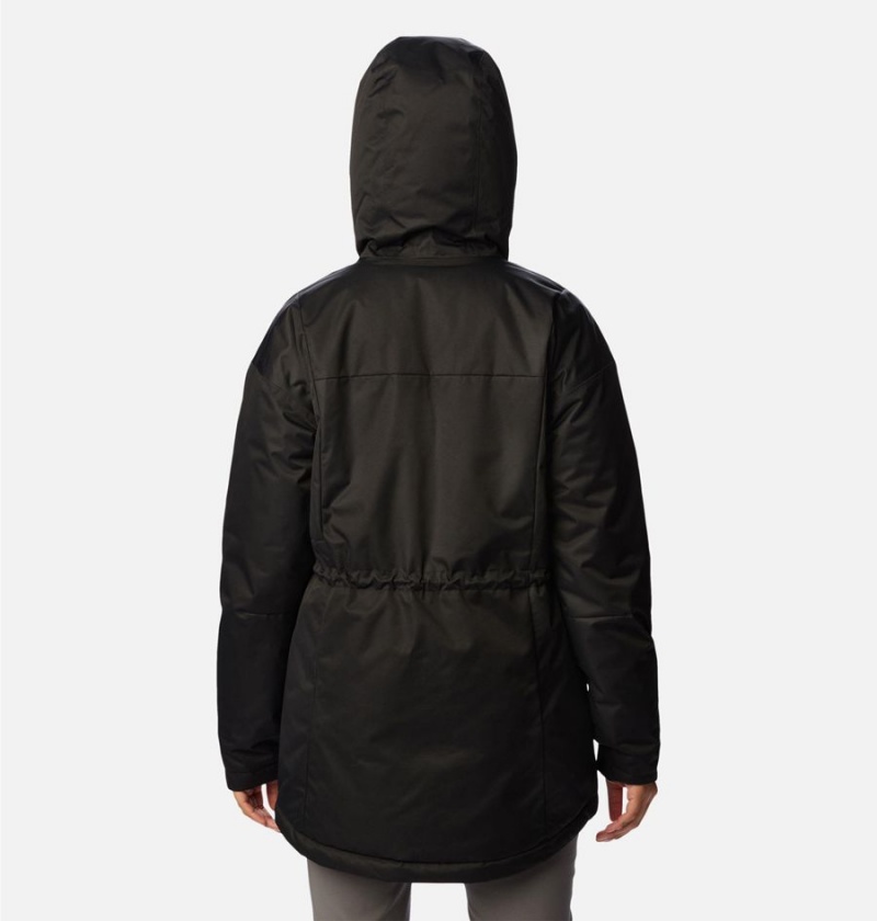 Columbia Hikebound Long Insulated Women's Puffer Jacket Black | KJMLGY-132