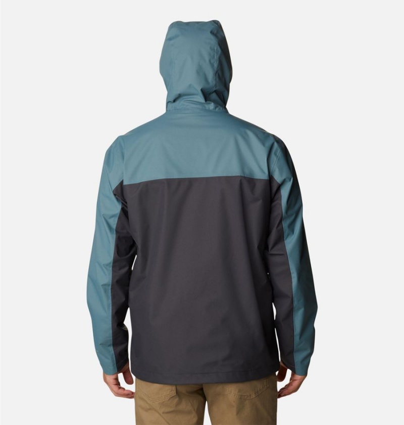 Columbia Hikebound Men's Rain Jacket Black | HXGEYR-287