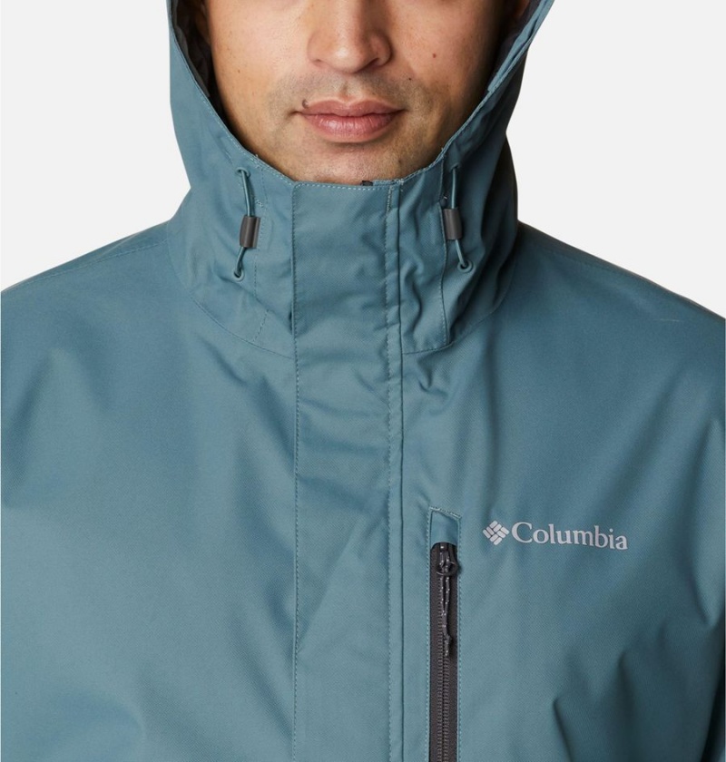 Columbia Hikebound Men's Rain Jacket Black | HXGEYR-287