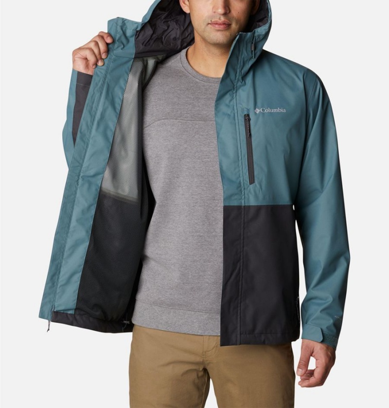 Columbia Hikebound Men's Rain Jacket Black | HXGEYR-287