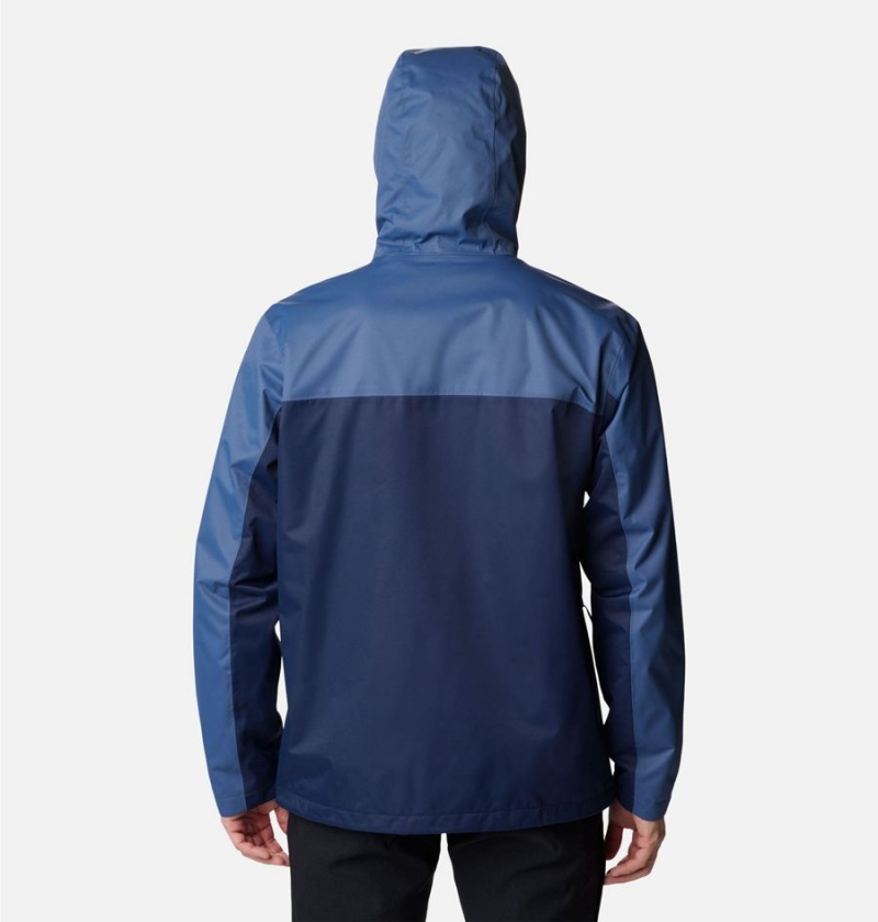 Columbia Hikebound Men's Rain Jacket Blue | LFPODB-497