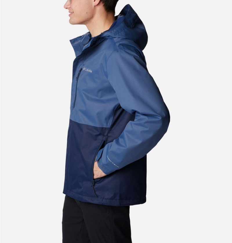 Columbia Hikebound Men's Rain Jacket Blue | LFPODB-497