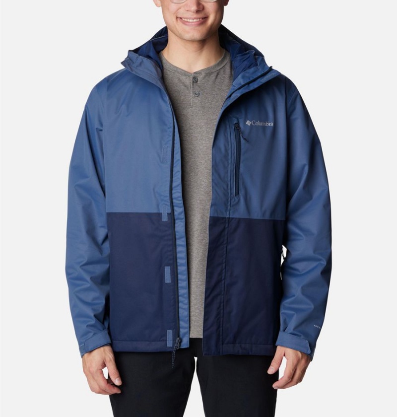 Columbia Hikebound Men's Rain Jacket Blue | LFPODB-497