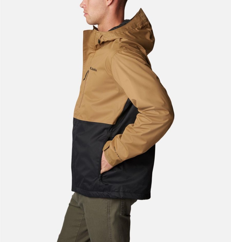 Columbia Hikebound Men's Rain Jacket Brown | DGCBLP-136