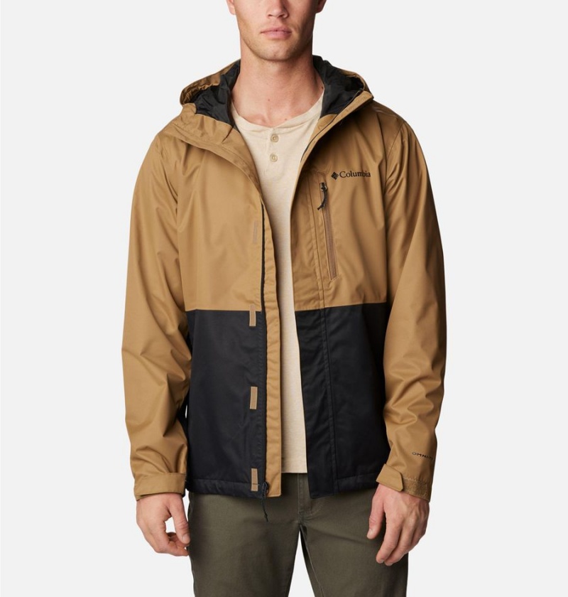 Columbia Hikebound Men's Rain Jacket Brown | DGCBLP-136