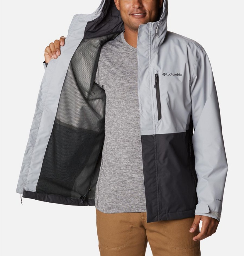 Columbia Hikebound Men's Rain Jacket Grey | MXIEVD-920