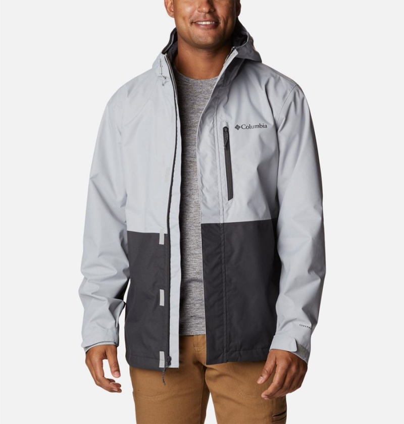 Columbia Hikebound Men's Rain Jacket Grey | MXIEVD-920