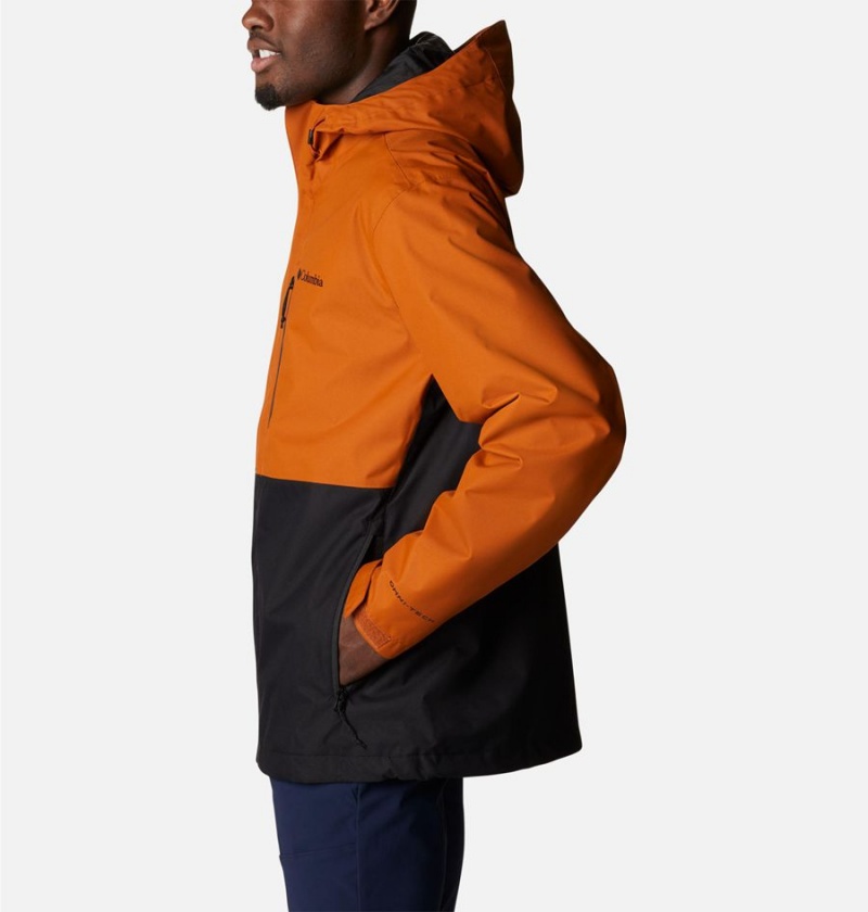 Columbia Hikebound Men's Rain Jacket Orange | ECRKLI-209