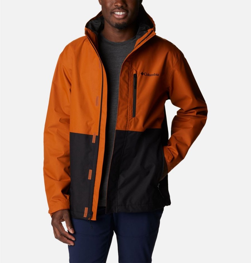 Columbia Hikebound Men's Rain Jacket Orange | ECRKLI-209