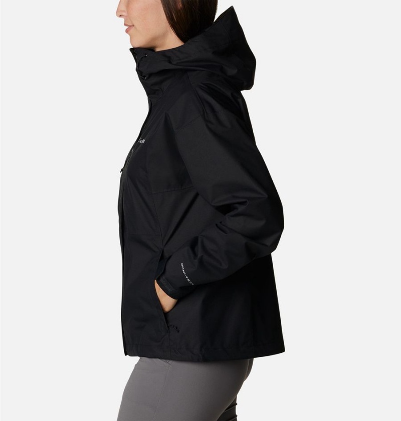 Columbia Hikebound Women's Rain Jacket Black | HTKCWL-123