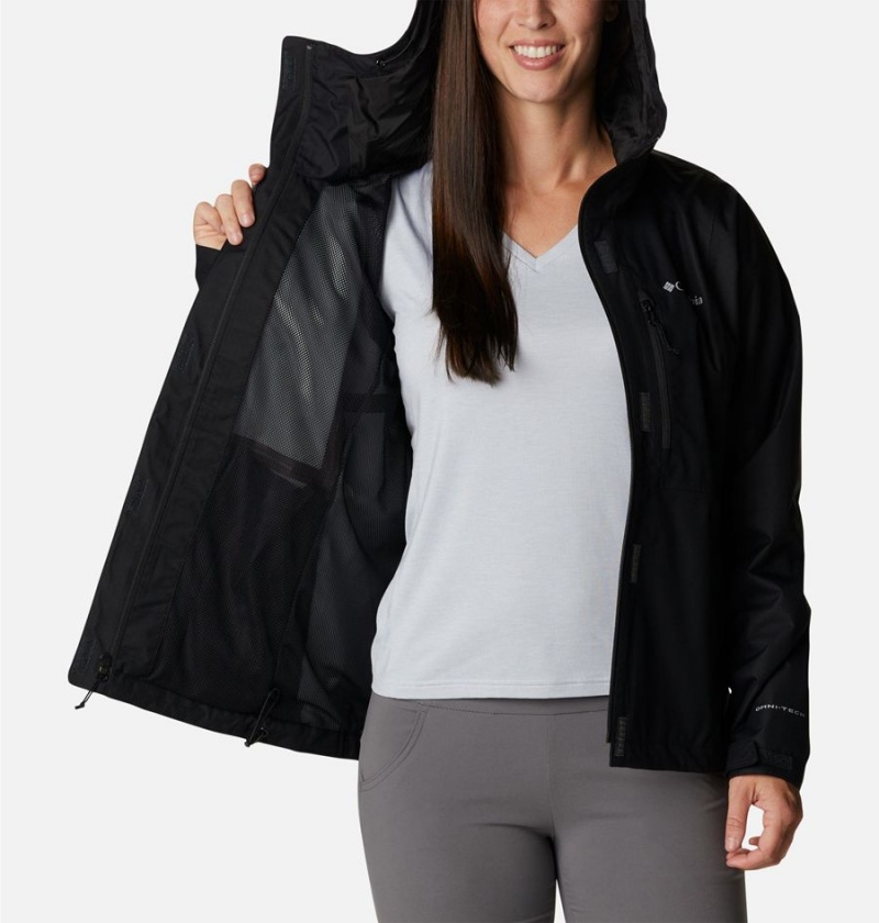 Columbia Hikebound Women's Rain Jacket Black | HTKCWL-123