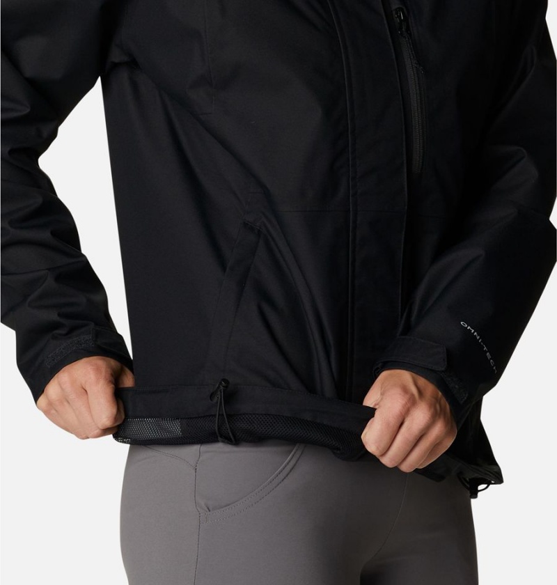 Columbia Hikebound Women's Rain Jacket Black | HTKCWL-123