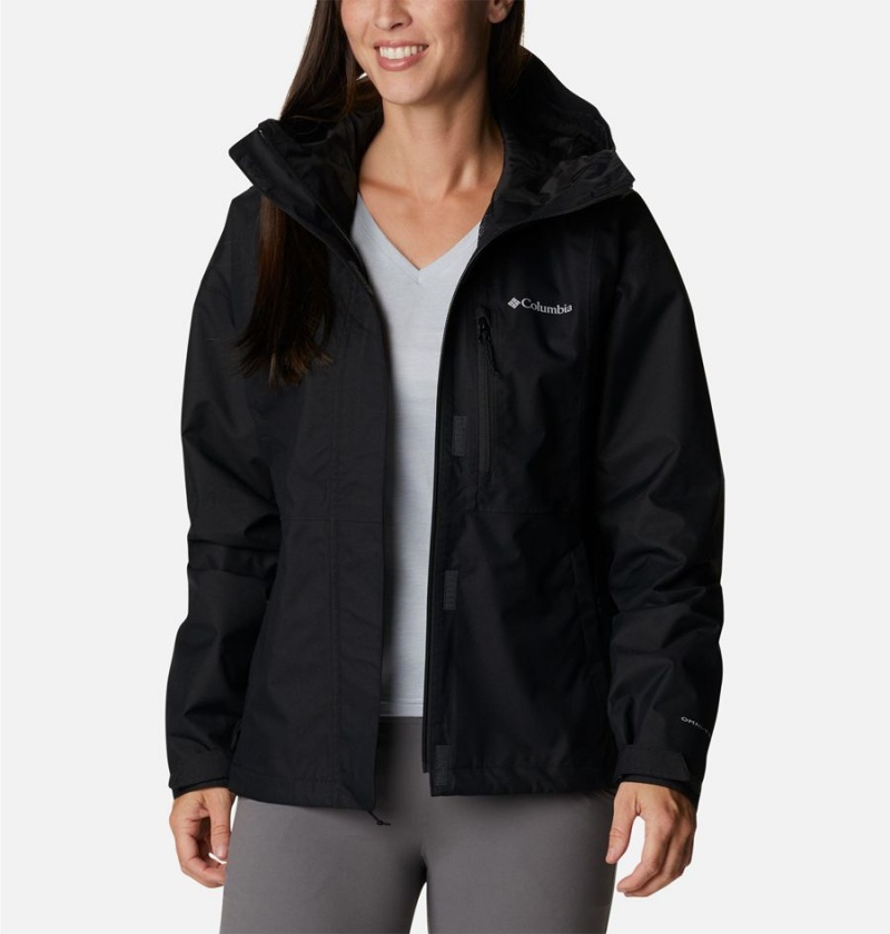 Columbia Hikebound Women's Rain Jacket Black | HTKCWL-123