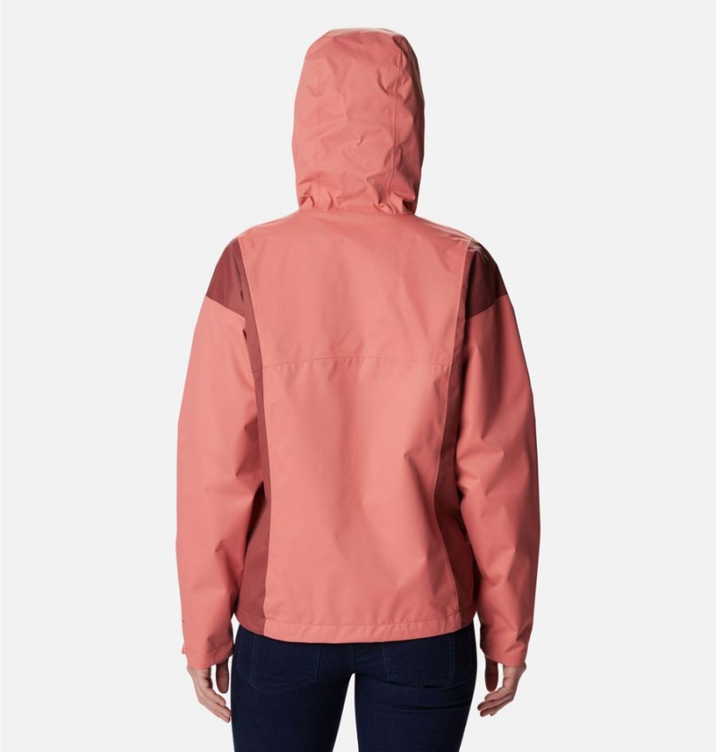 Columbia Hikebound Women's Rain Jacket Coral | CZBGNL-230