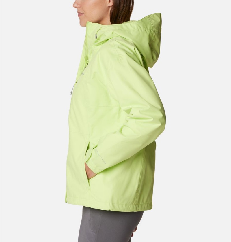 Columbia Hikebound Women's Rain Jacket Green | IDPFSW-683