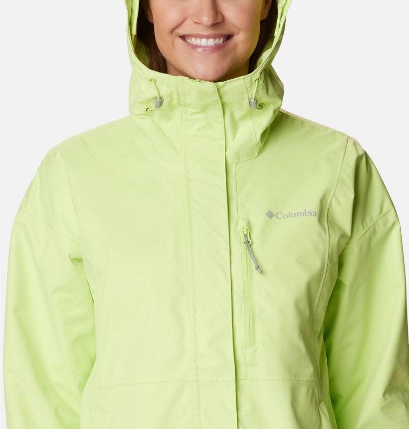 Columbia Hikebound Women's Rain Jacket Green | IDPFSW-683