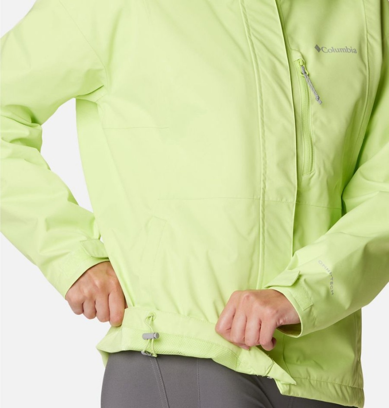Columbia Hikebound Women's Rain Jacket Green | IDPFSW-683