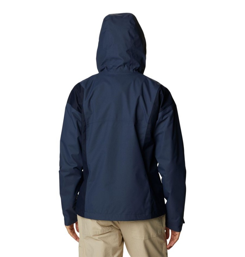 Columbia Hikebound Women's Rain Jacket Navy | ABOHGP-467