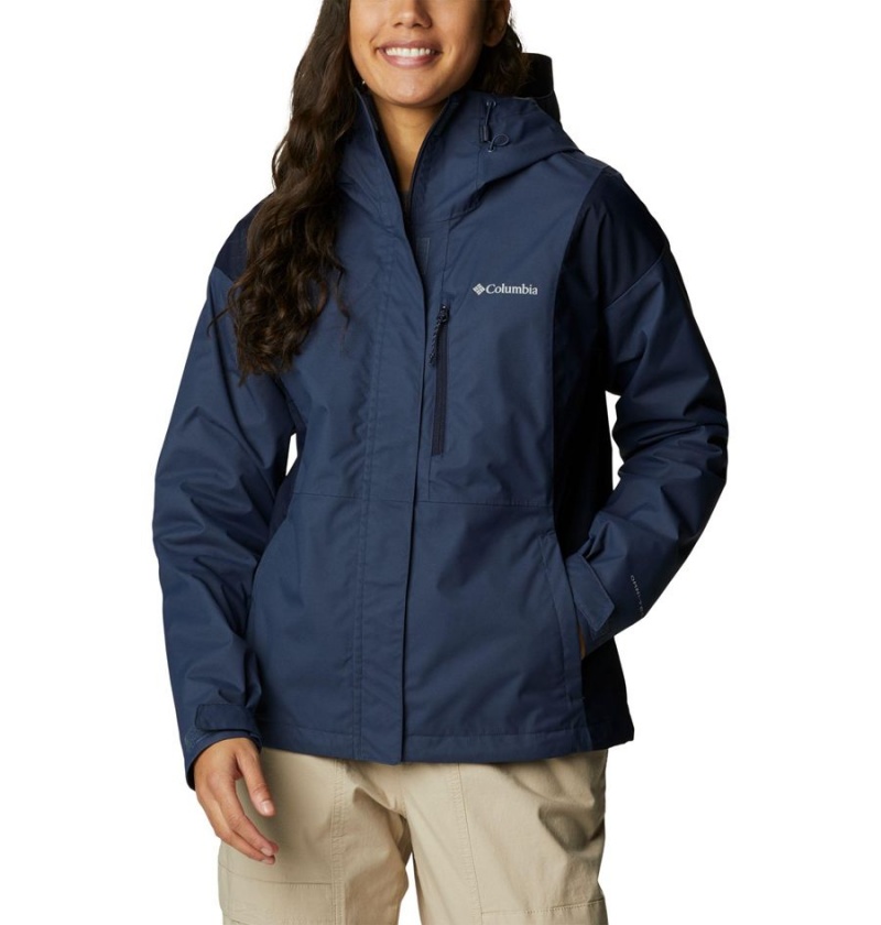 Columbia Hikebound Women\'s Rain Jacket Navy | ABOHGP-467
