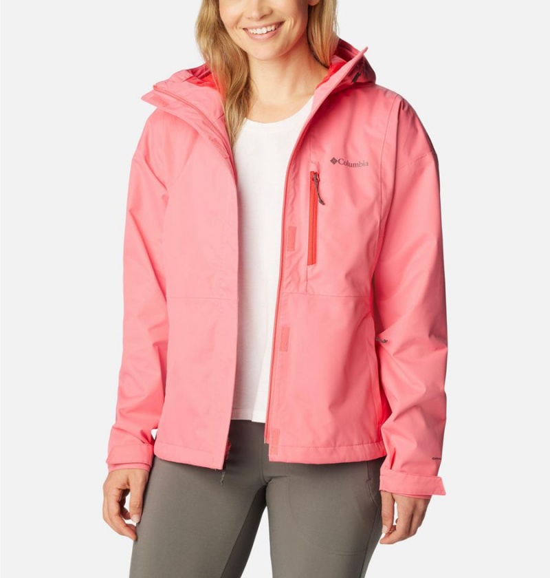Columbia Hikebound Women's Rain Jacket Pink | EKUPLI-815