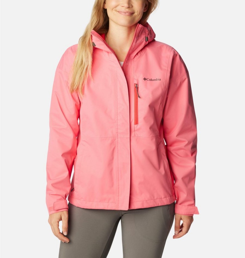 Columbia Hikebound Women\'s Rain Jacket Pink | EKUPLI-815