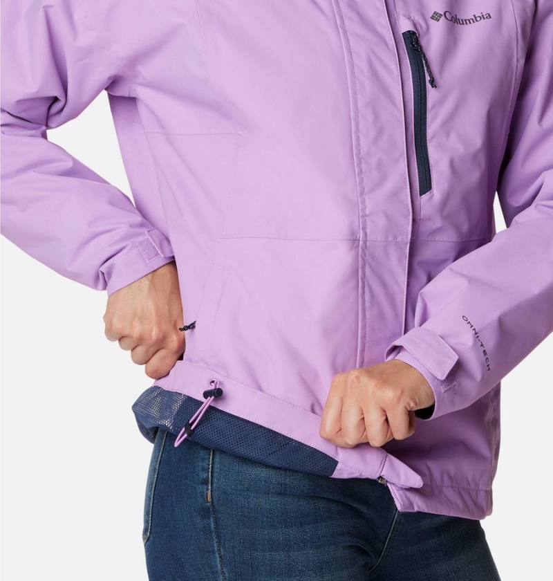 Columbia Hikebound Women's Rain Jacket Purple | ABEOTZ-835