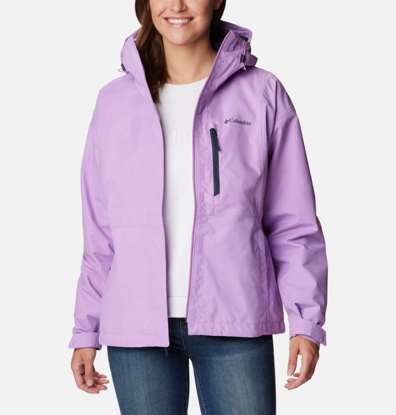 Columbia Hikebound Women's Rain Jacket Purple | ABEOTZ-835