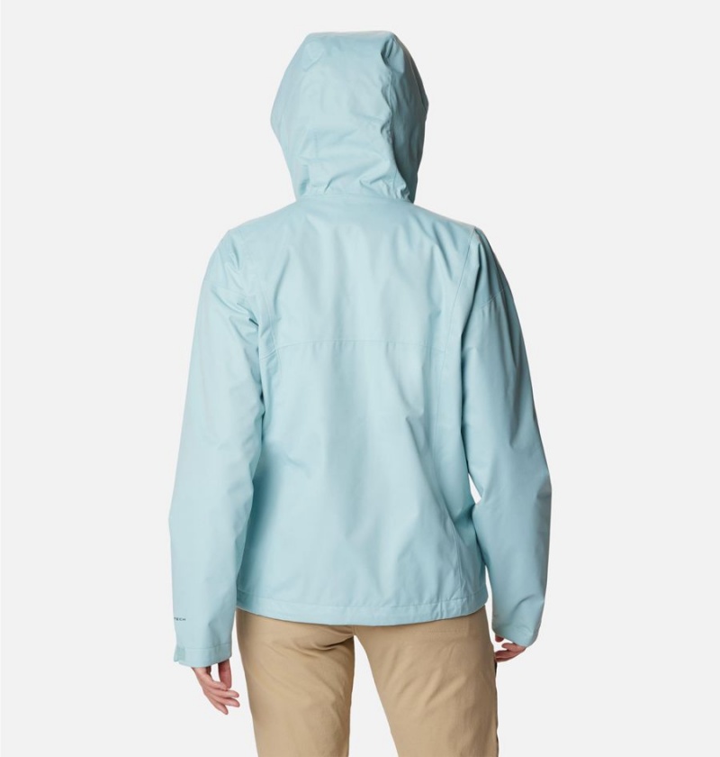 Columbia Hikebound Women's Rain Jacket Turquoise | PQZKWH-092