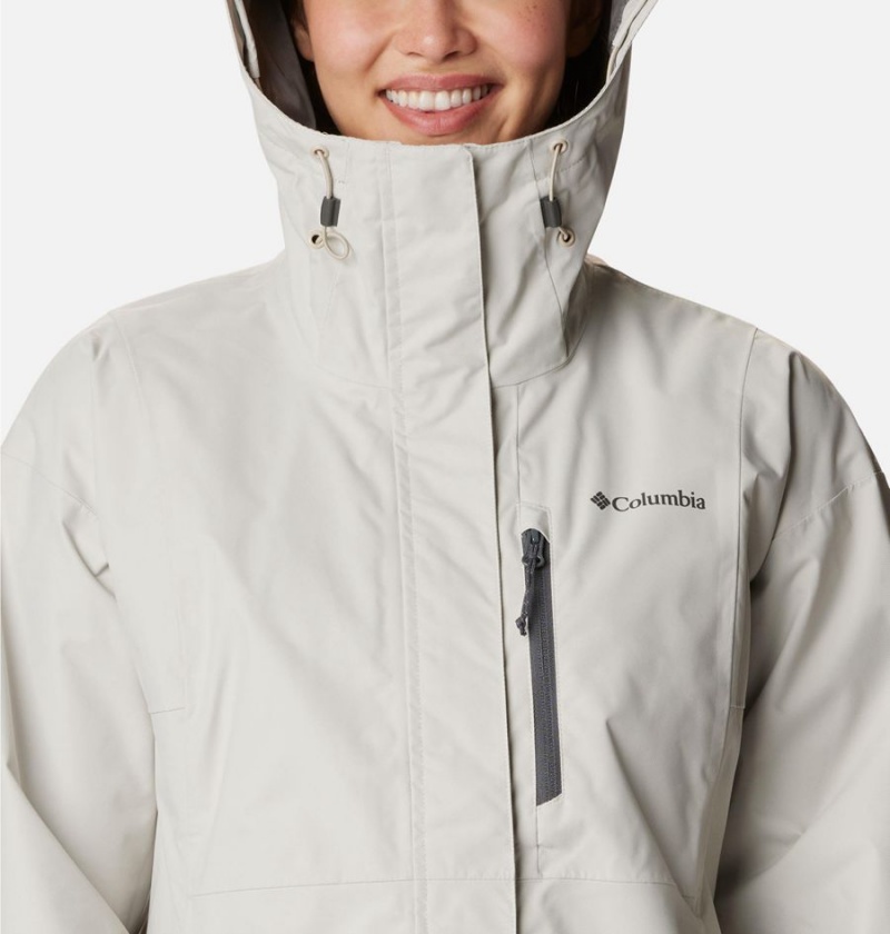 Columbia Hikebound Women's Rain Jacket White | OESTHG-972