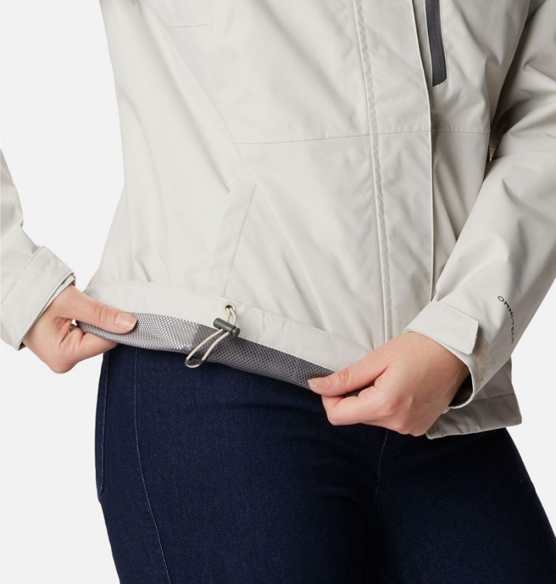 Columbia Hikebound Women's Rain Jacket White | OESTHG-972
