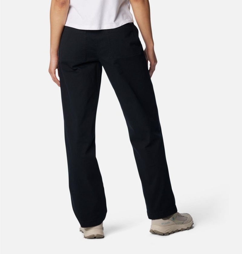 Columbia Holly Hideaway Cotton Women's Pants Black | DLZGUH-582