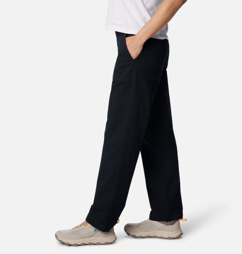 Columbia Holly Hideaway Cotton Women's Pants Black | DLZGUH-582