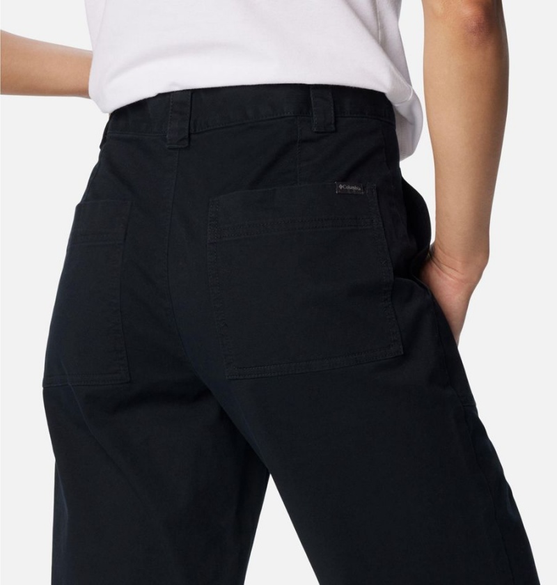 Columbia Holly Hideaway Cotton Women's Pants Black | DLZGUH-582