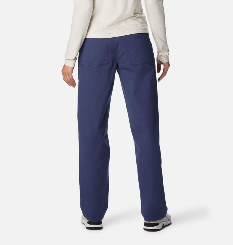 Columbia Holly Hideaway Cotton Women's Pants Navy | AIPCGE-018