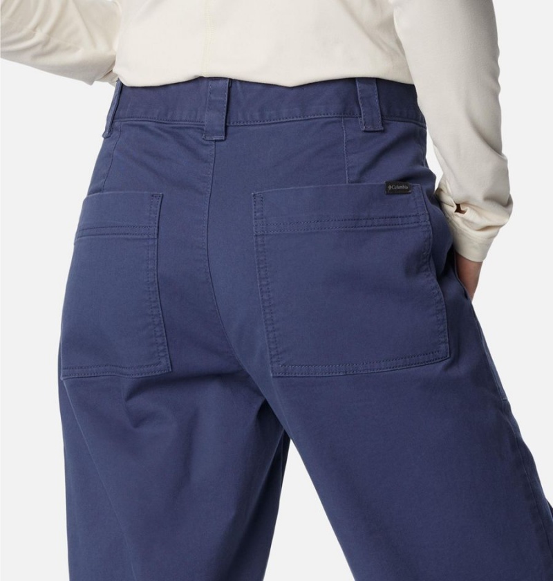Columbia Holly Hideaway Cotton Women's Pants Navy | AIPCGE-018