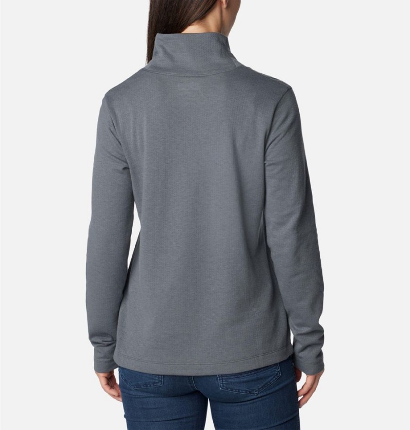 Columbia Holly Hideaway Funnel Neck Long Sleeve Women's Pullover Grey | TECKVZ-648